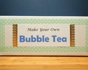 Make Your Own Boba Bubble Tea Kit - Milk Tea
