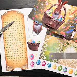 DIY Lapin Pop-Up de Pâques | Téléchargement instantané DIY cadeau de Pâques