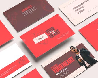 Church Sermon Series Bundle: Canva Sermon Templates, Instagram Posts, Sermon Series, Editable Canva, Valentine's Day, Love Message, slides