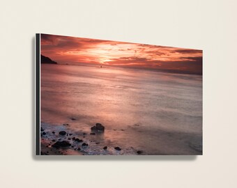 San Francisco Sunset | California Coast Photography | Pacific Ocean Print | Golden Hour Wall Art