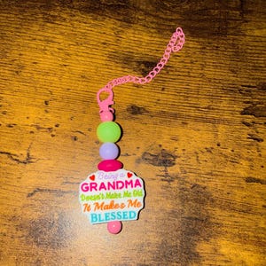 Tumbler, cup or bag charms