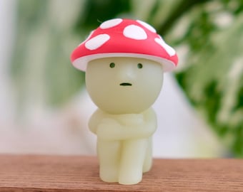 Sombrero de seta para Smiski u otras figuras.