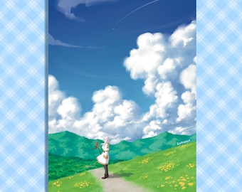 frieren mini art print | art prints, sousou no frieren
