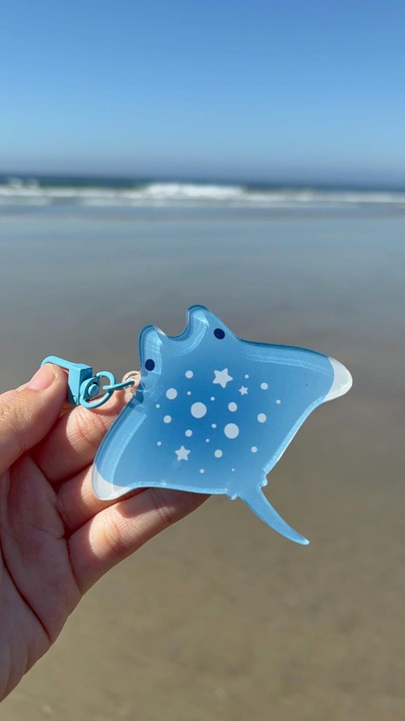 Ocean Critters Acrylic Charms [READ DESCRIPTION!] | Double-sided ...