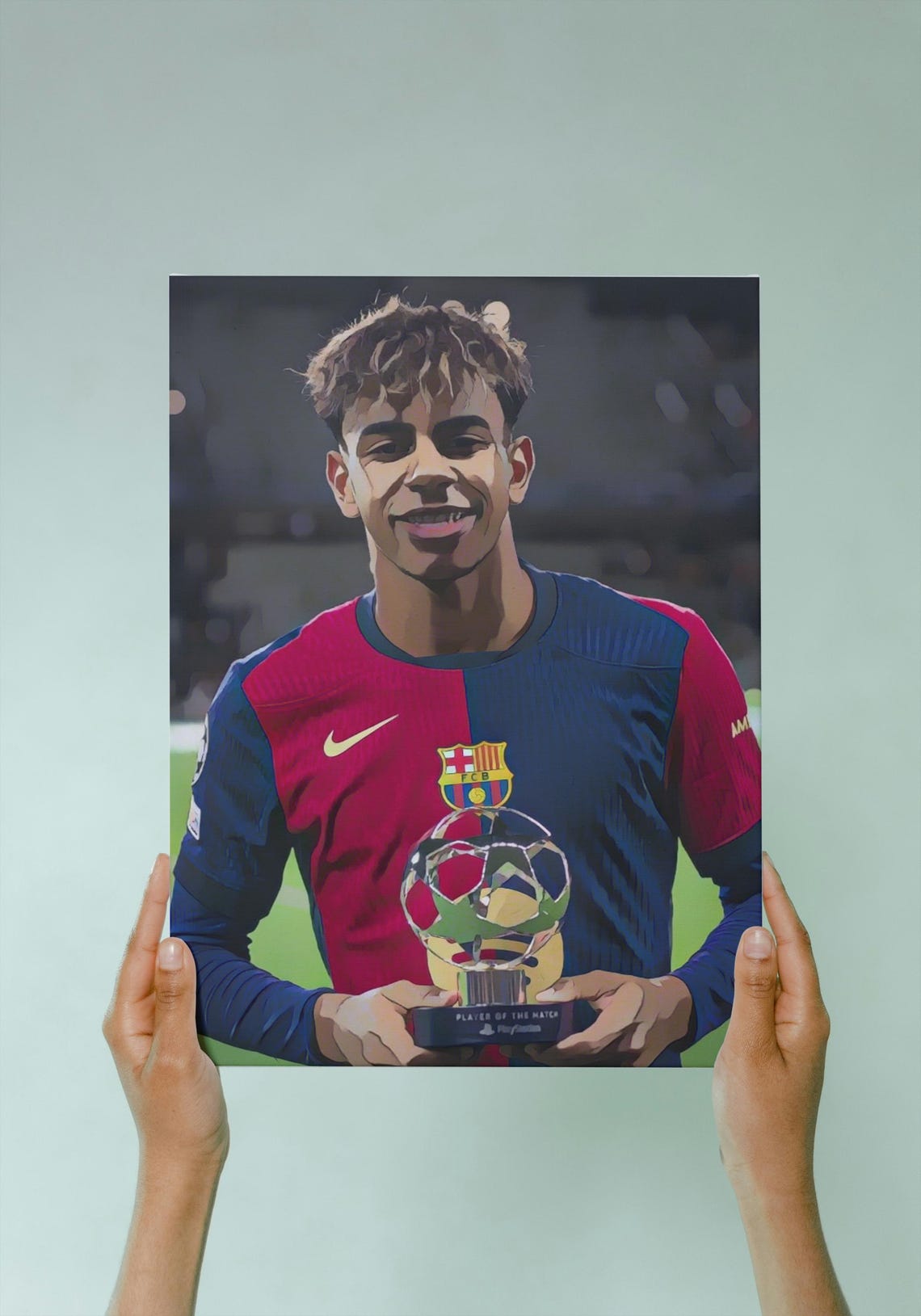 Yamal Rasmlar Lamine Yamal Poster, Football Poster, Soccer Poster, Football Wall Art ...