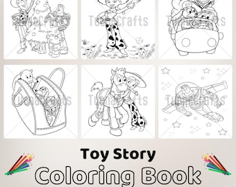 Toy Story Coloring Book Instant Download
