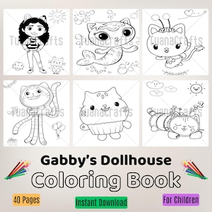 Gabbys Puppenhaus Malbuch-Sofortdownload