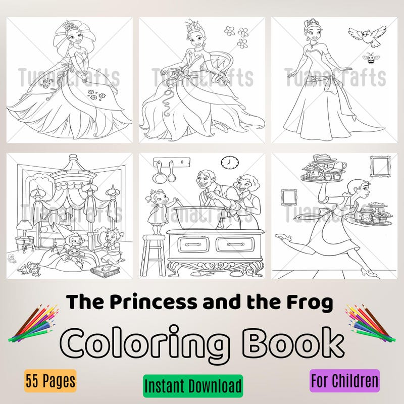 Coloring Books Frogs - Etsy