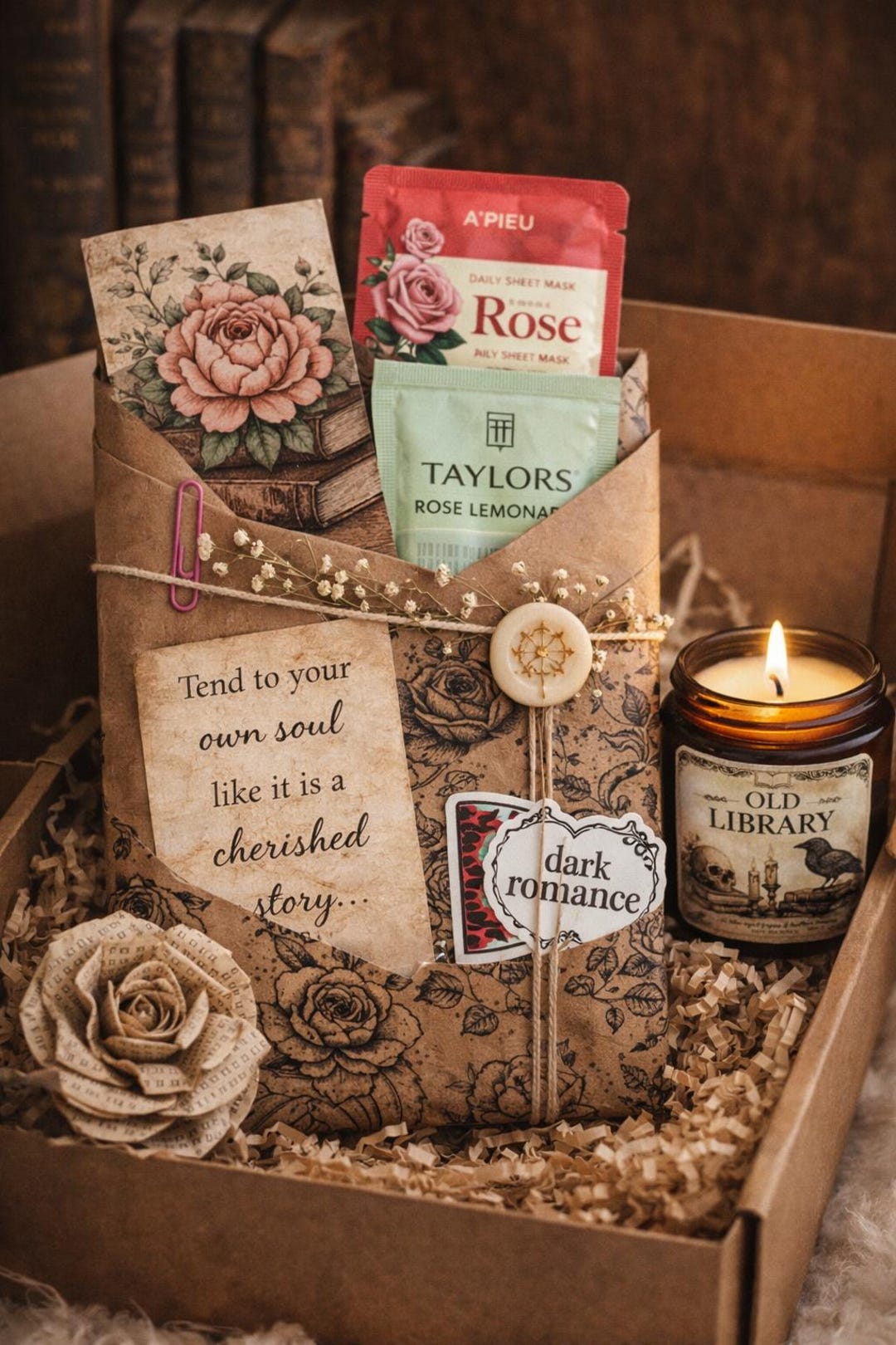 Dark Romance Blind Date With a Book Box | Gothic Self-love Gift - Etsy