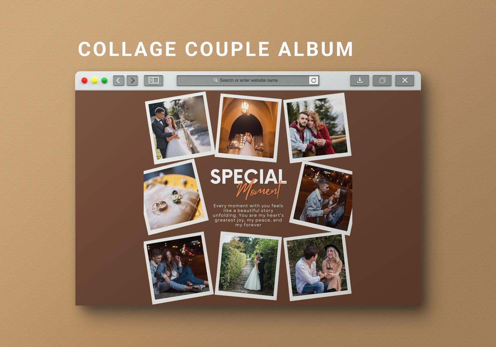 Anniversary Slideshow Template: Photo Collage Album (canva Editable) - Etsy