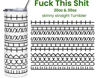 Funny Tumbler Wrap SVG PNG, 20oz 30oz, Sarcastic Gift (Digital Download)