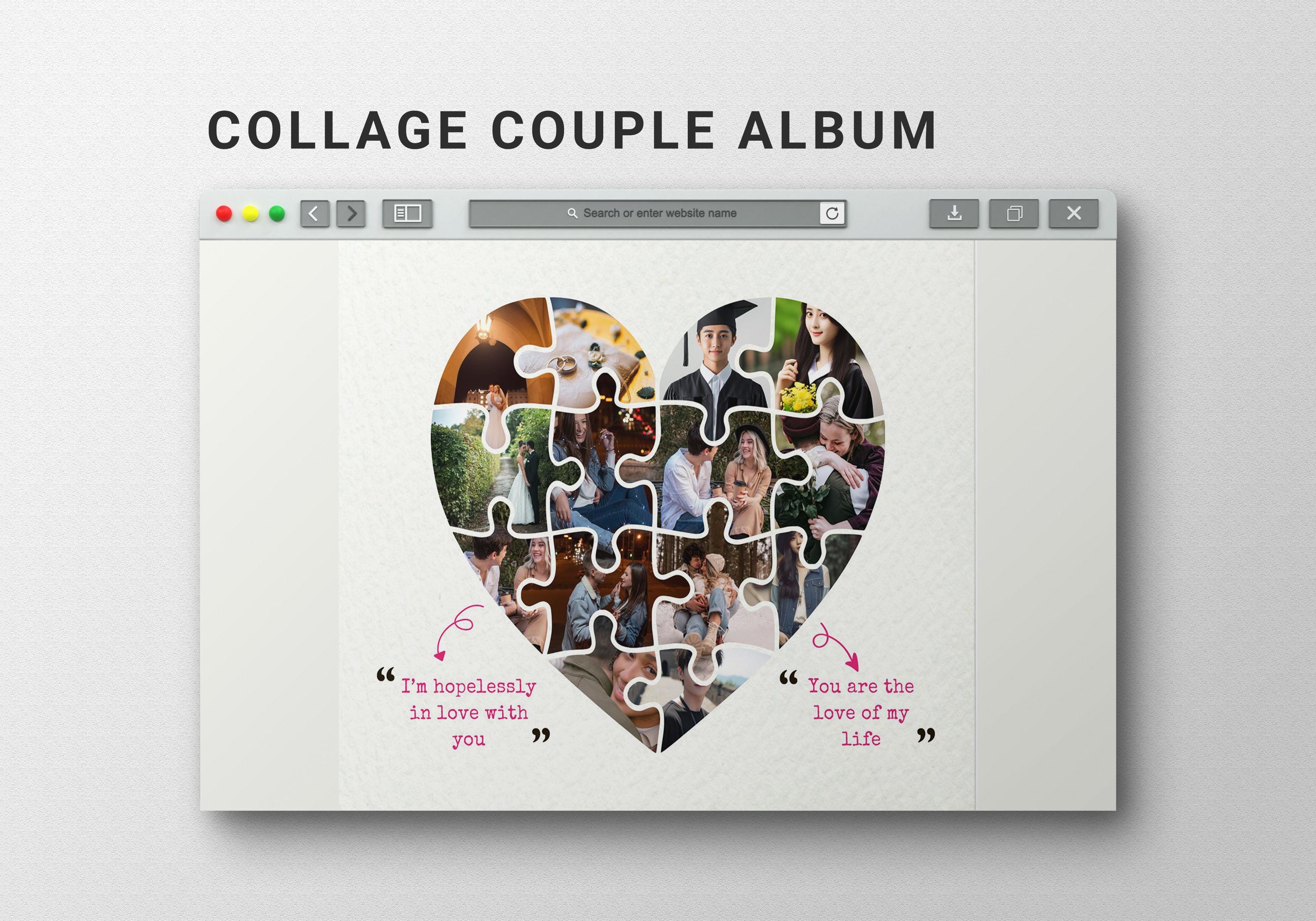Anniversary Slideshow Template: Photo Collage Album (canva Editable) - Etsy