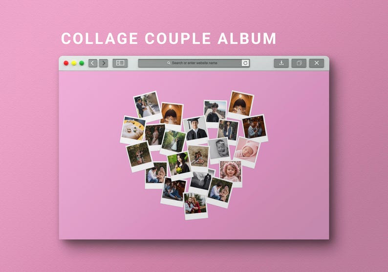 Anniversary Slideshow Template: Photo Collage Album (canva Editable) - Etsy