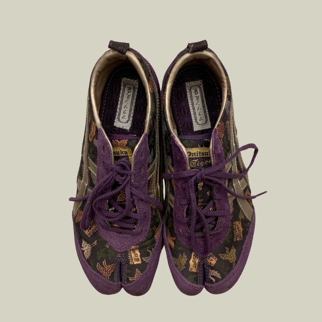 オニツカタイガー ☆激レア MARATHON TABI　NISHIJIN Onitsuka Tiger Marathon Tabi Nishijin 37.5 – Limited Edition Made