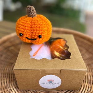 DIY Crochet Pumpkin Kit: Beginner-Friendly Amigurumi with Video Tutorial