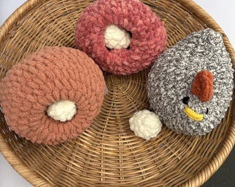Crochet Chicken with Surprise Egg PATTERN – Beginner Friendly Amigurumi
