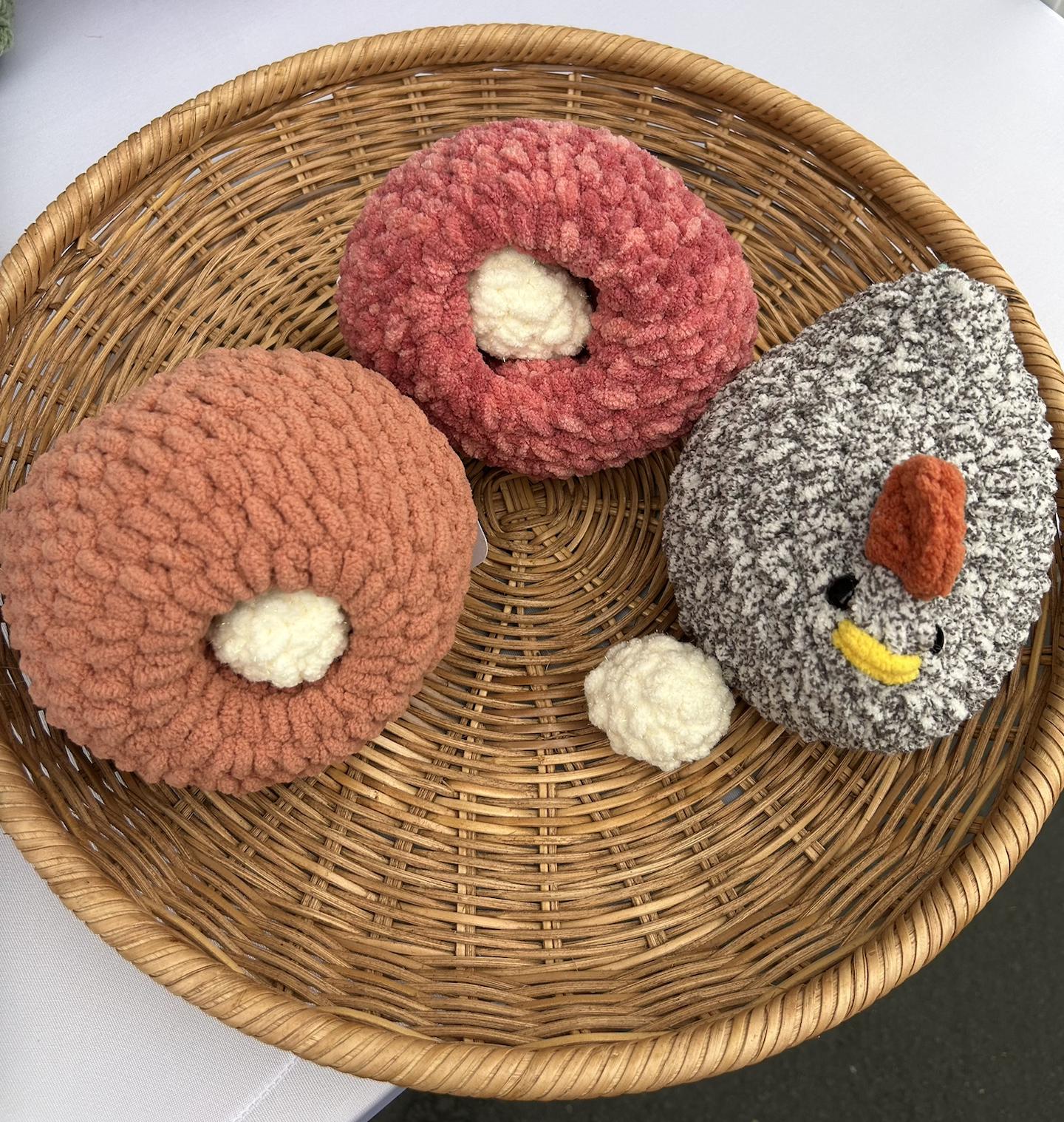 Crochet Chicken with Surprise Egg