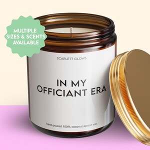 Regalo para oficiante, propuesta de oficiante, vela de oficiante, tarjeta de propuesta, oficiante de boda, regalo de agradecimiento, pastor de boda, oficiante de ceremonia