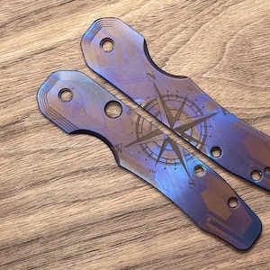 Spyderco Smock Titanium Standard Compass Flamed