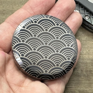 The Everyday Coin Titanium Seigaiha
