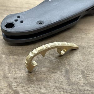 ESPACIADOR TRASERO de engranajes de latón para Spyderco PARA 3 MetonBoss Idea de regalo de cumpleaños Regalo de Navidad