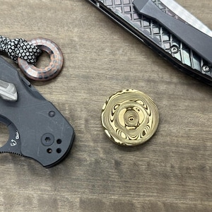 The Everyday Coin Brass Dama Bear
