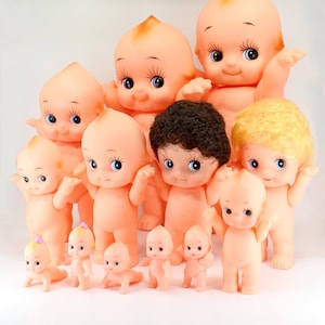 Kewpie BB Puppe Kunststoff Kewpie Puppe 528 cm hoch hergestellt in Japan Bild 1