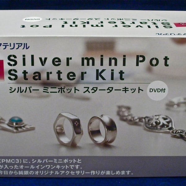 PMC Silver Art Clay Ring & Pendant Making Tool Set with Jewelry Kiln Kit and DVD