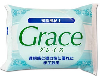 Good for jewellery Translucent bracelets and crafts. 200g One packet of Grace Jewelry Line Flex air drying clay
