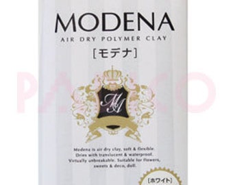 パディコ モデナ ホワイト 250g 日本製樹脂粘土 - 花/透明感のある光のランプシェード/お菓子/アクセサリー。303109