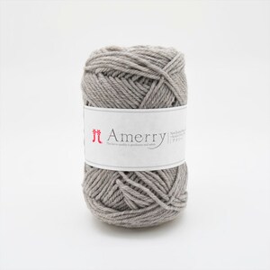 Hamanaka Amerry Yarn Ball 36 Colors 70 Merino Wool 30 Acrylic 40 grams Ideal for knitting No. 22