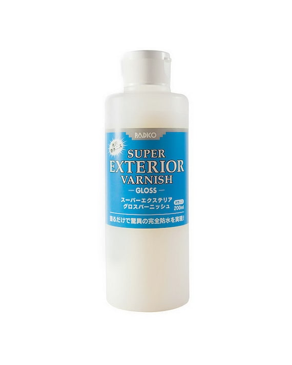 Padico Super Exterior Varnish Gloss 200ml for Clay, wood, paper, leather, metal, and cloth 100 ml From Japan 303226