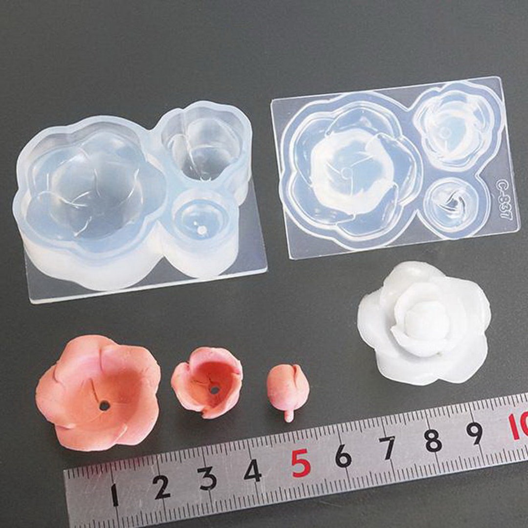 Lovely Flower 3D Rose (L) High Quality Silicone Soft Mold Lovely Flower 3D Rose (L) High Quality Silicone Soft Mold