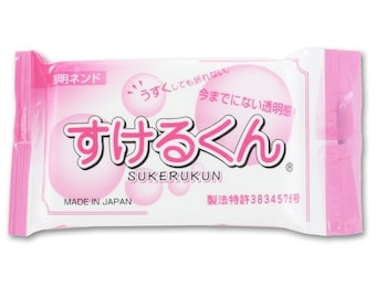 すけるくん 空気乾燥半透明クリア樹脂粘土 200g 日本製 - フィギュア