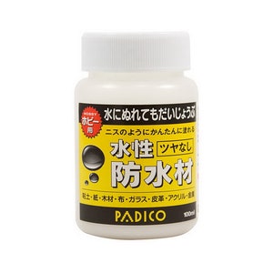 パディコ 耐水マット 100ml 粘土、木、紙、皮革、金属、布用 100ml 日本製 202944