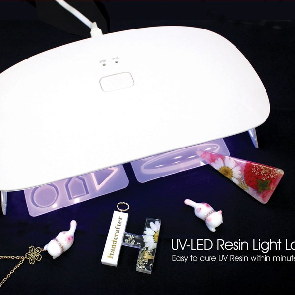 HandCrafter UV-LED Light Large 405nm+365nm hybrid Easy to cure UV Resin within minutes