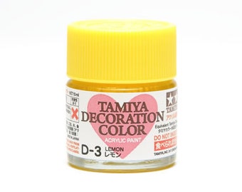 Tamiya Decoration Series Master de coloration pour Clay & résine acrylique Coloriage D-3 citron 10ml du Japon TA-76603