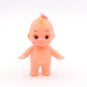 Kewpie BB Puppe Kunststoff Kewpie Puppe 528 cm hoch hergestellt in Japan 5cm with Ribbon