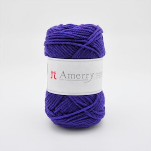 Hamanaka Amerry Yarn Ball 36 Farben 70 Merino Wolle 30 Acryl 40 Gramm Ideal für stricken Nr. 18