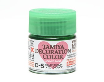 Tamiya Decoration Series Master de coloration pour Clay & résine acrylique Coloriage D-5 Melon sirop (Transparent) 10ml de TA-76605 Japon