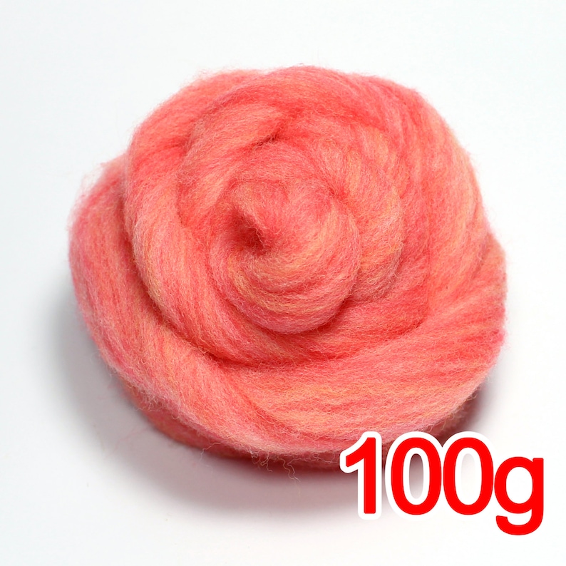 100g Super Fast felting Short Fiber Wool Perfect in Needle Felt and Wet Felt Jade V306