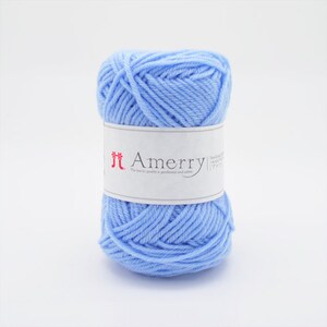 Hamanaka Amerry Yarn Ball 36 Colors 70 Merino Wool 30 Acrylic 40 grams Ideal for knitting No. 15