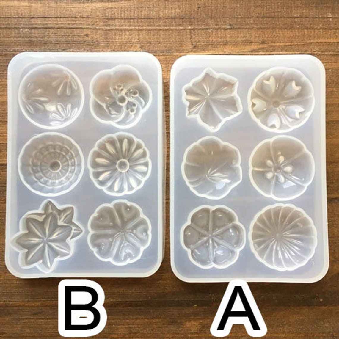 Wagashi Mold 2 Options Choice From High Quality Silicone Soft Etsy