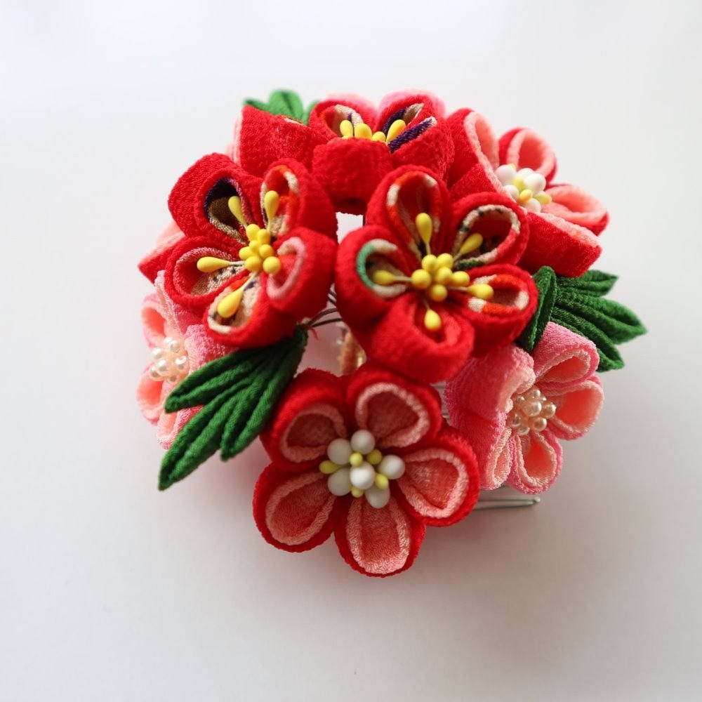 Flower Pip Red (red Seed) S Diameter 2mm 144pcs Made in