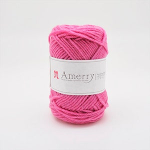 Hamanaka Amerry Yarn Ball 36 Colors 70 Merino Wool 30 Acrylic 40 grams Ideal for knitting No. 7