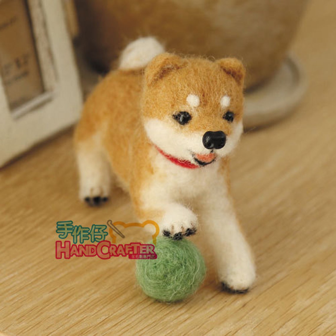 DIY Handmade Wool Felt Kit Shiba Inu Japanese Kit Package Etsy
