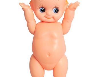 超希少　胴体プラスチック製キューピー（年代物約40センチ前髪垂れ胴体プラ他ソフビ 超希少胴体のみプラキューピー（年代物）約40センチ 、前髪垂れ胴体