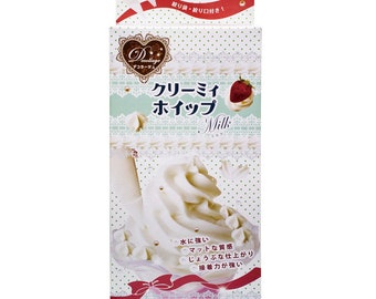 Padico Creamy Whip Milk kit 120g White Creamy Whip Clay from Japan - Fake cake accessories 404102