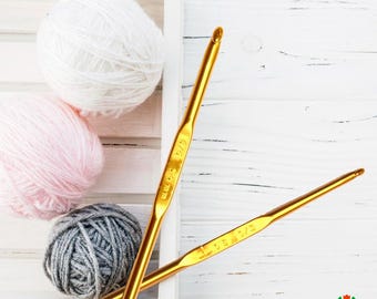 Japanese Tulip Crochet Hook No. 2/0 ~9/0 | 2.0mm ~ 5.5mm - Etsy