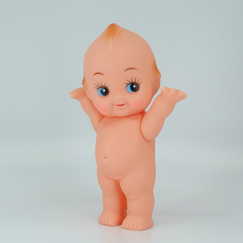 Kewpie BB Puppe Kunststoff Kewpie Puppe 528 cm hoch hergestellt in Japan Bild 6